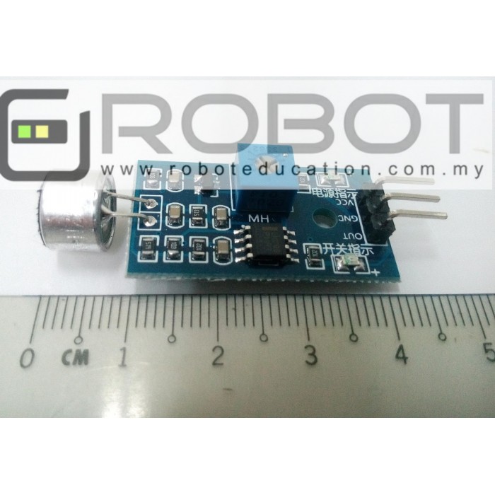 Arduino Microphone Adjustable Sound Detection Mic Sensor Module 3-pin