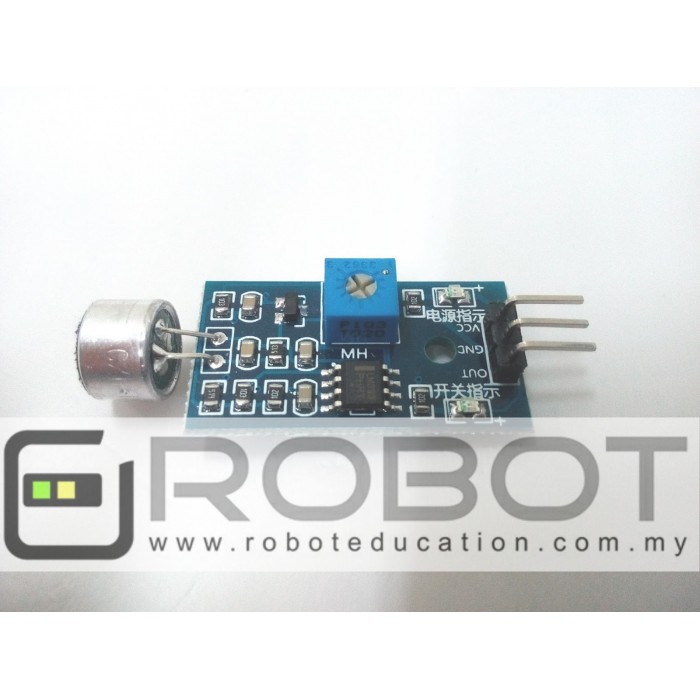 Arduino Microphone Adjustable Sound Detection Mic Sensor Module 3-pin