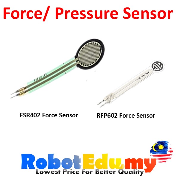 FSR402 / RFP602 Round Flat Film Pressure Force Sensitive Resistor ...
